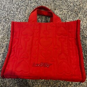 Red Quilted Betsey Johnson Bag